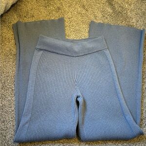 Aerie Thick Knit Flare Pants